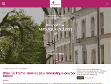Tablet Screenshot of hotelmontmartremonamour.com